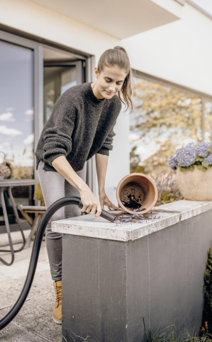 Строительный пылесос Karcher WD 2 Plus S V-15/4/18,  желтый [1.628-050.0]