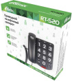 Проводной телефон Ritmix RT-520, черный