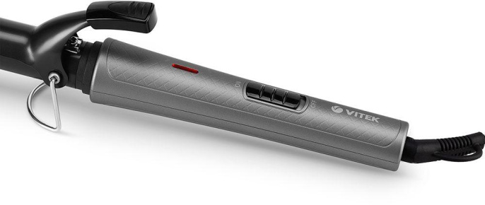 Щипцы Vitek VT-8428 GY 42Вт серый макс.темп.:200С покрытие:керамико-турмалиновое 8428-VT