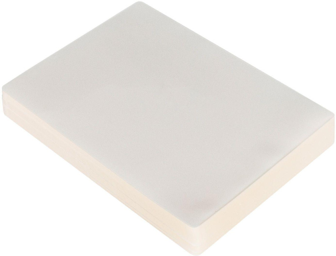 Пленка для ламинирования Silwerhof 125мкм A7 100шт глянцевая 80x111мм