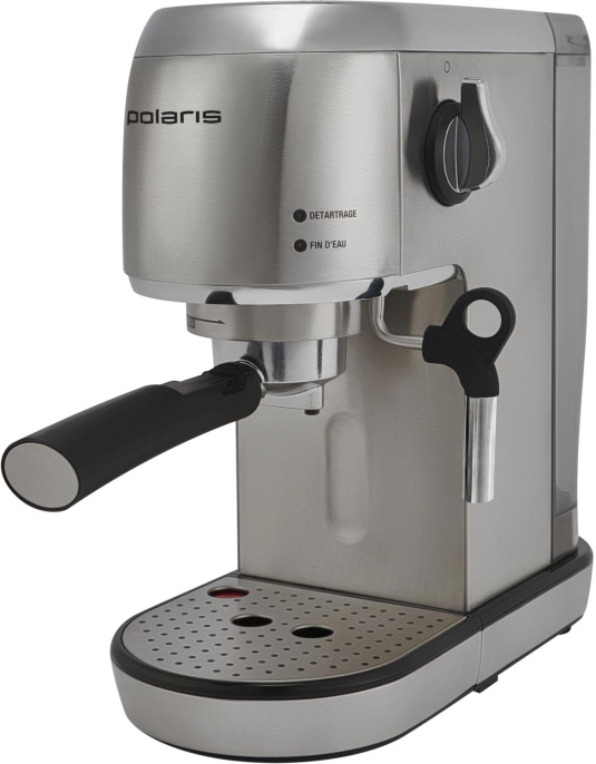 Кофеварка Polaris PCM 2001AE,  рожковая,  нержавеющая сталь