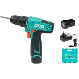 Аккумуляторная дрель-шуруповерт DCA 2 АКБ 2 А*ч, в кейсе ADJZ1602 (TYPE E)
