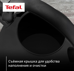 Чайник металлический Tefal Intuition N4180417 2.5л. черный 3110601825