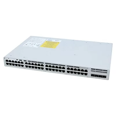 Коммутатор CISCO Catalyst 9200L 48-port full PoE+, 4x1Gb uplink, PS 1x1KW, Network Advantage, PoE+ 740W/1440W, C9200L-48P-4G-A