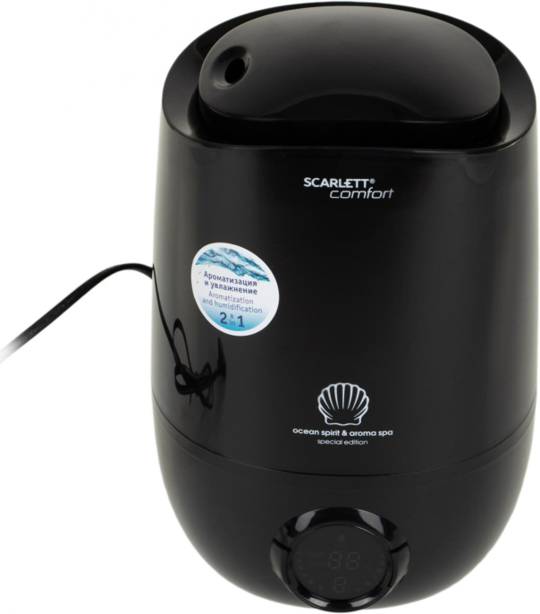 Увлажнитель воздуха ультразвуковой Scarlett SC-AH986E10, 2.3л, черный