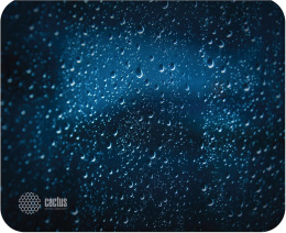 Коврик для мыши Cactus Water Drops рисунок 220x180x2мм CS-MPC-P05XS