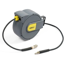 Катушка со шлангом KraftWell, 10 м, 6,5×10 мм, 20 бар KRW1731.C5