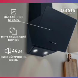 Вытяжка каминная Oasis NP-50B черный управление: кнопочное 1 мотор
