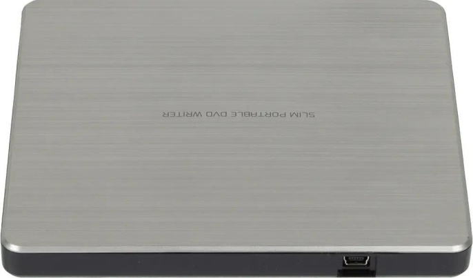 Внешний привод External DVD+/-RW LG GP60NS60.AUAE12S DVD Multi, внешний/внешний Slim, интерфейс USB-A, толщина 14 мм, цвет серебристый RTL