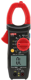Клещи токоизмерительные Uni-T 2117R цифр. измер.ток:переменный/постоянный черный/красный