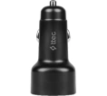 Автомобильное зарядное устройство TTEC SmartCharger Duo PD 48W Vehicle Fast Charger USB-C+USB-A с кабелем USB-C-Lightning. Цвет: черный 2CKP02LS