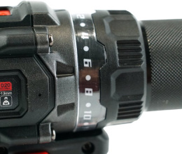 Дрель-шуруповерт TEH TDBL1020 (напряжение 20V, обороты: 0-500/2100 об/мин, крутящий момент 100Нм, быстрозажимной патрон 13 мм, в комплекте крюк для ремня, поставляется в коробке без АКБ и ЗУ)