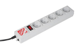 Сетевой фильтр PowerCube SPG-B-15-GREY, 5м, серый