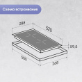 Индукционная варочная поверхность Zigmund & Shtain CI 61.3 B черный