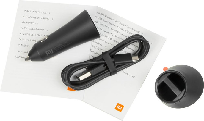 Автомобильное зарядное устройство Xiaomi Mi 20W Wireless Car Charger WCJ02ZM (GDS4127GL) (712739)