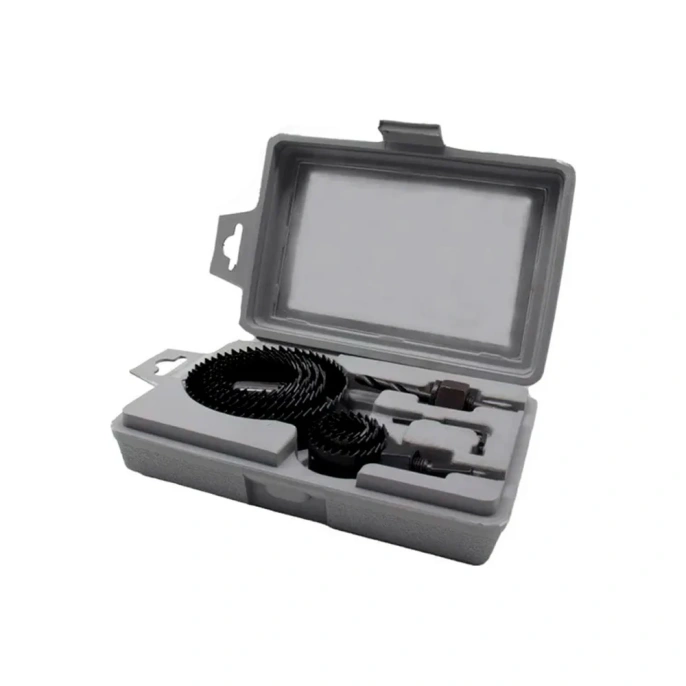 Набор кольцевых пил по дереву 19-82 мм (19,22,29,38,44,51,60,67,82) 12 предметов TOOLAS 00002930