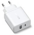 Сетевое зарядное устройство UGREEN X227 45310 20W USB-A+USB-C PD Charger EU - White 45310_