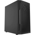 Корпус MicroATX Без БП Powercase Mistral Micro Z2B SI CMIMZB-F2SI Глухая боковая стенка, Mesh сетка, 2xUSB 2.0, 1xUSB-A 3.2 5Гбит/с, 2x120mm FAN, HD Audio+Mic, VGA MAX 280mm, CPU MAX 160mm, пылевые фильтры Black