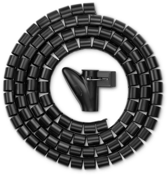 Кабельный органайзер Buro BU-CABORG-2X300 Spiral Hose 20x3000мм черный