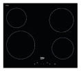 Электрическая варочная поверхность Beko HIC64401, конфорок: 4 шт.,  стеклокерамика,  независимая, черный