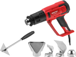 Технический фен WORTEX HG 6122 T в кор. + набор сопл 2000 Вт, 3 режима., 60-600 °С 1334741