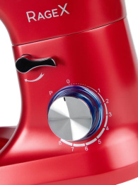 Планетарный миксер RAGEX R002-600 3 в 1, 4.5 литра с двумя ручками, 1000 Вт, красный