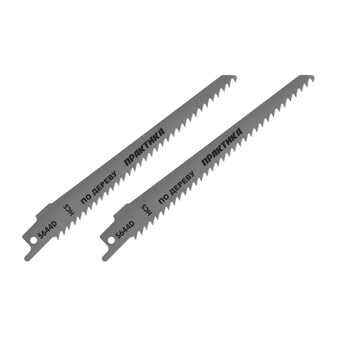 Пилки по дереву HCS S644D 2 шт, 150 мм для сабельной пилы ПРАКТИКА 773-538