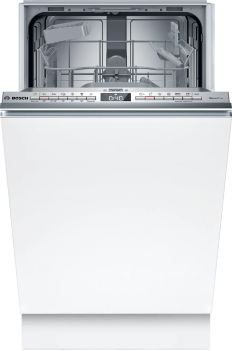 Посудомоечная машина Bosch SPV4HKX10E (встраиваемая, загрузка на 10 комплектов посуды, электронное управление, 5 программ, 44.8x55x81.5 см, сушка: с теплообменником, индикация на полу: луч)