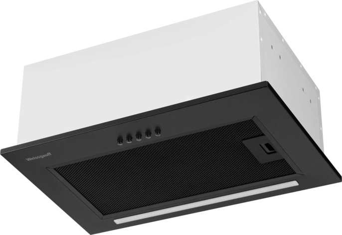 Вытяжка встраиваемая Weissgauff Box 450 PB BL черный управление: кнопочное 1 мотор