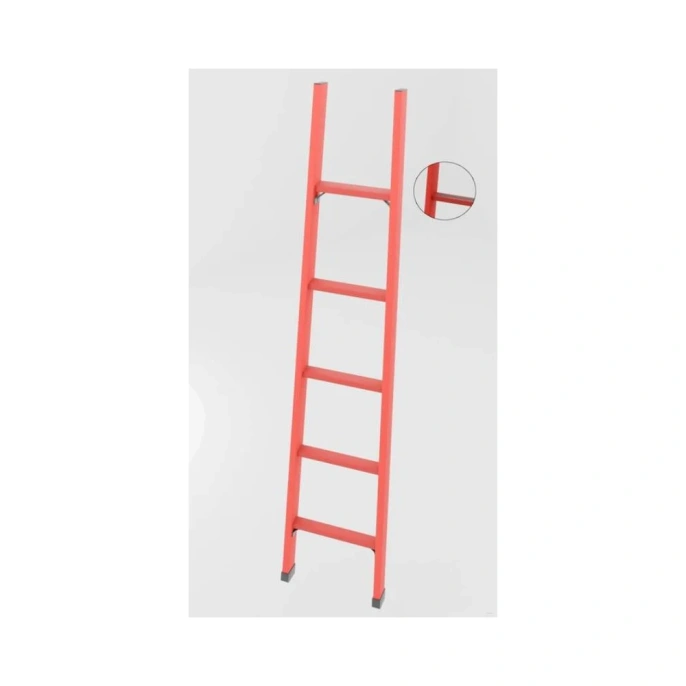 Лестница стеклопластиковая приставная Оникс Технологии ЛСП-2,0А с абразивным покрытием ступений, h=2000 мм 1065L-ONIKS