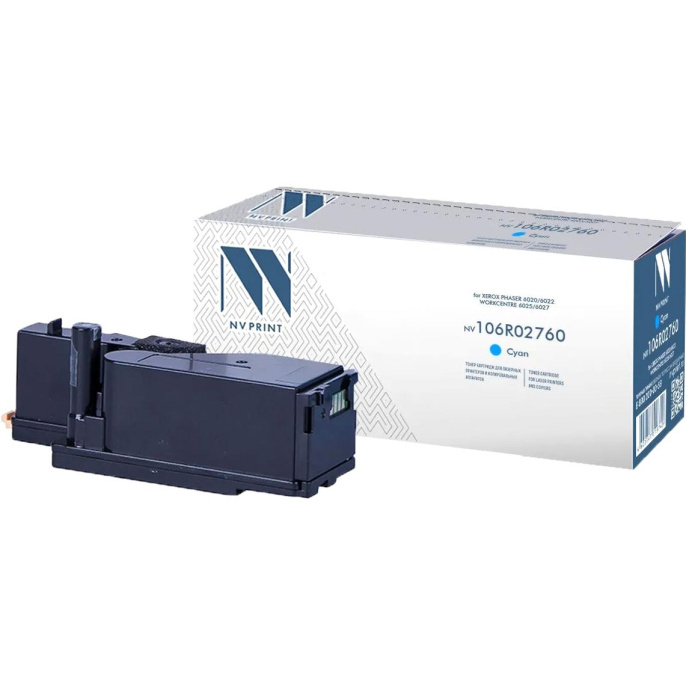 Картридж NVP совместимый NV-106R02760 Cyan для Xerox Phaser 6020/6022/ / WorkCentre 6025/6027 (1000k)