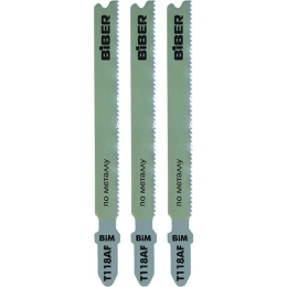 Пилка по металлу Т118АF 3 шт; 67 мм; 18TPI Biber 85278 тов-120521