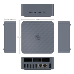 Мини-компьютер BEELINK AMD Ryzen 5 5500U BL/EQR5-D4/5500U/16G/500G/Milky Grey