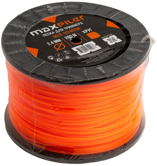 Леска для триммера MaxPiler MLR-32403N (2.4мм*3LB, круг, 260м)