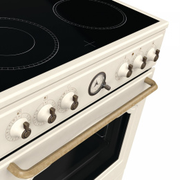 Электрическая плита Gorenje GECS6B70CLI, стеклокерамика, без крышки, бежевый
