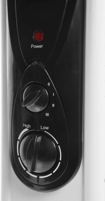 Масляный радиатор CENTEK CT-6202, 2500Вт, 11 секций, 3 режима, белый