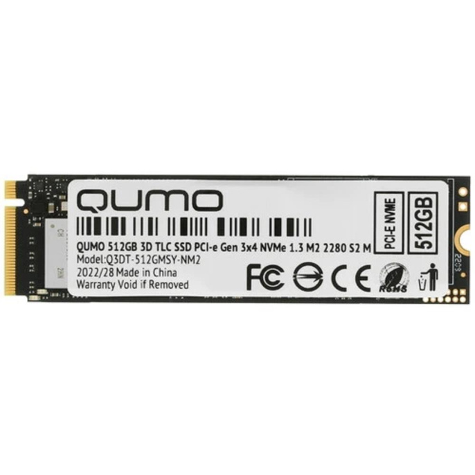 QUMO M.2 SSD 512GB QM Novation Q3DT-512GMSY/GSCY-NM2