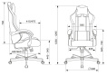 Кресло игровое Knight Terminator черный Light-20 крестов. металл