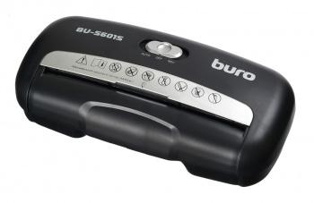 Уничтожитель бумаг Buro Home BU-S601S,  P-1,  6 мм, 6 лист. одновременно, 10л