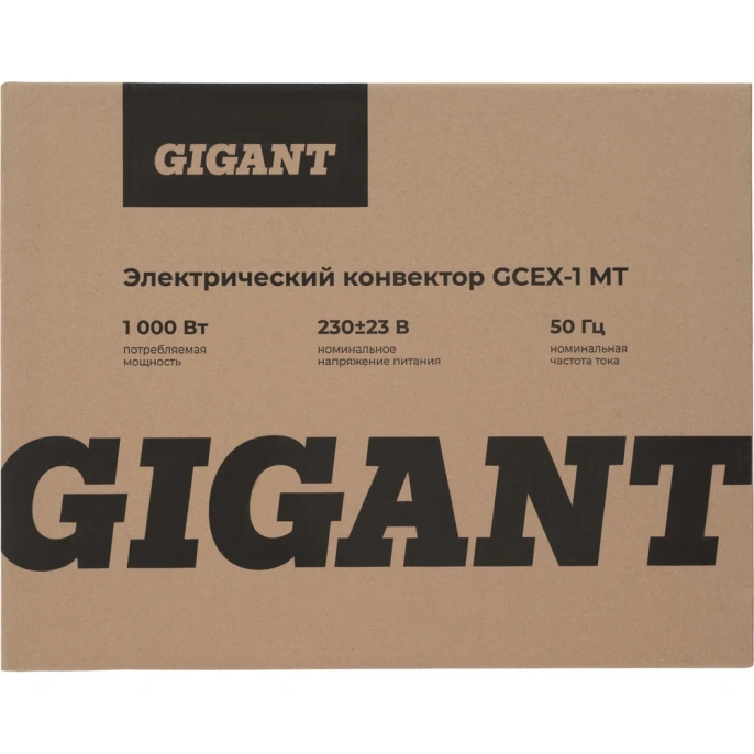 Электрический конвектор 1000 Вт Gigant GCEX-1 MT