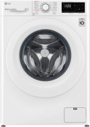Стиральная машина LG F2V3GS3W, с фронтальной загрузкой, 8.5кг, 1200об/мин, с паром, инверторная