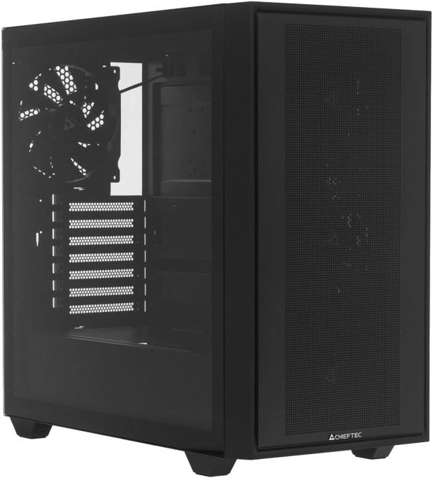 Корпус E-ATX CHIEFTEC Night Hunter, Midi-Tower, без БП,  черный [gs-03b-blk-op]
