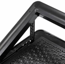 Подставка для ноутбука Buro BU-LCP170-B214, 17", 398х300х29 мм, 2хUSB, вентиляторы 2 х 140 мм, 926г, черный