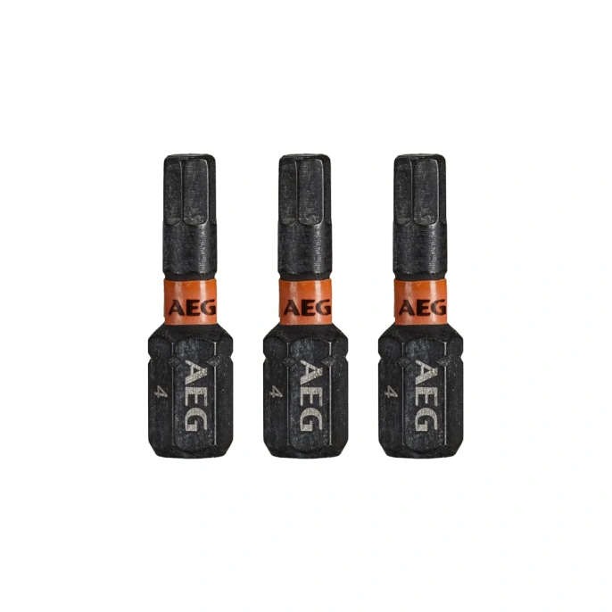 Биты ударные AAK253H4 (3 шт; HEX4; 25 мм) AEG 4932479178
