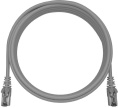 Патч-корд NTSS NTSS-PC-FTP-RJ45-5e-0.5-LSZH-GY, вилка RJ-45, вилка RJ-45, кат.5E, LSZH, 0.5м, серый
