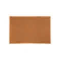 Пробковая доска OfficeSpace 100х150 см, деревянная рамка KK_26825