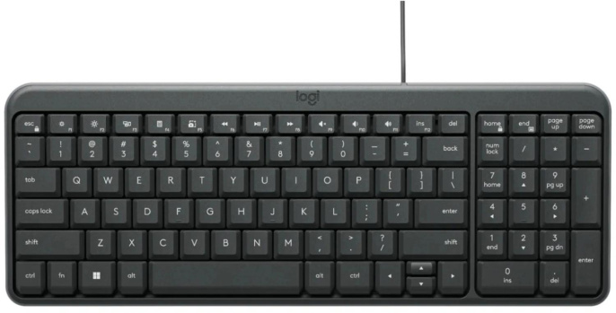 Клавиатура Logitech K106 черный USB slim (920-013902)