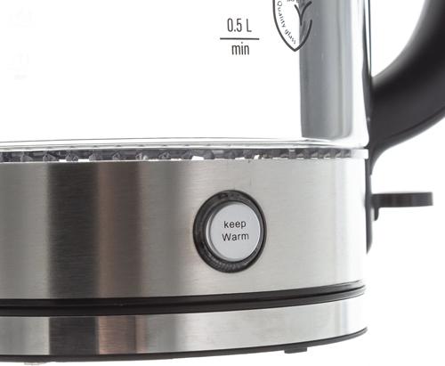 Чайник Midea/ 2200 Вт, 1.7 л, подтсветка, корпус: стекло