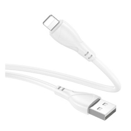 BOROFONE BX121/ USB кабель Lightning/ 1m/ 2.4A/ белый (B-23030)