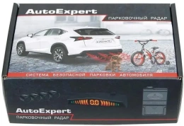 Парковочный радар AUTOEXPERT PS-4L Profi,  черный